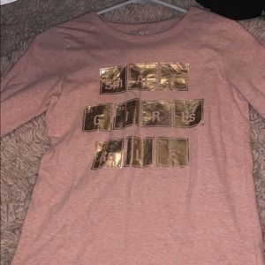 A girls long sleeve